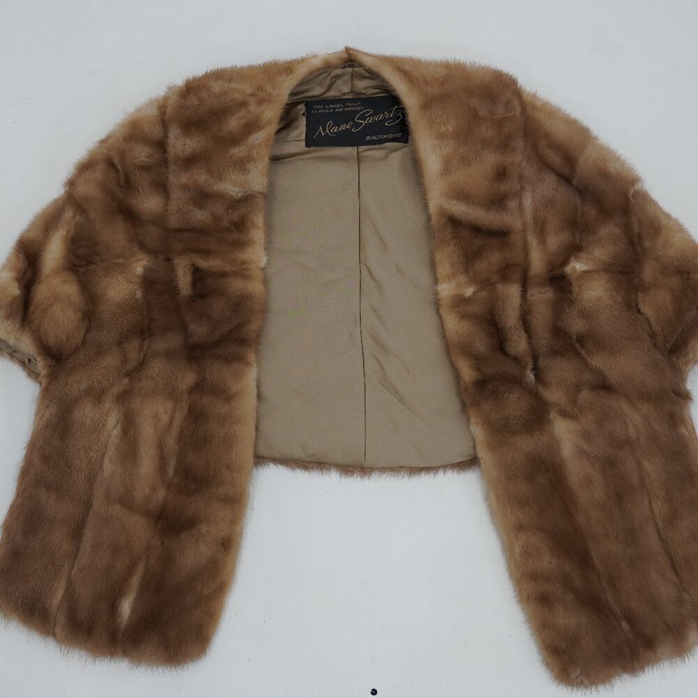 Versatile Miss Sophisticate Solid Brown Fitted Sk… - image 1